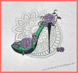 Stickdatei Rosen-High Heel,...