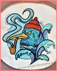 Embroidery file seagull...