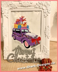 Stickdatei Christmas Car in...