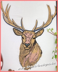 Embroidery file deer in 9...