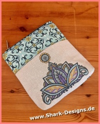 Embroidery motif Lotus 1,...
