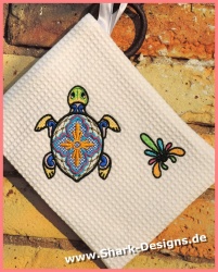 Embroidery motif Turtle,...