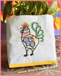 Embroidery motif Rooster,...