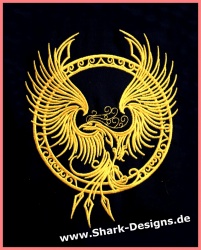 Embroidery file Phoenix in...