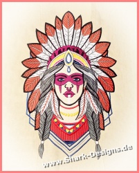Native American Woman in 6...