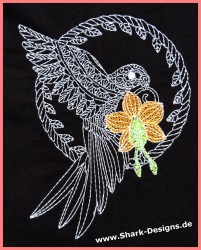 Embroidery file Zen Parrot