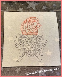 Embroidery file Ski Gnomie