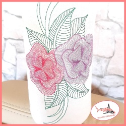 Embroidery file fantasy flower