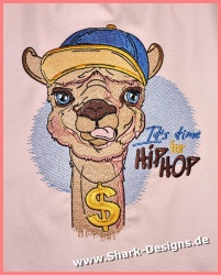 Stickdatei Hip Hop-Lama in...