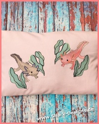 Embroidery file axolotl in...
