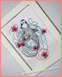 Embroidery file Koi 2 -...
