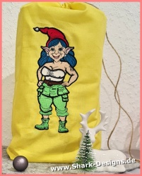 Embroidery file Lady Elf in...