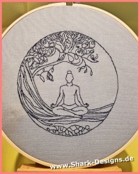 Embroidery file Yoga -...