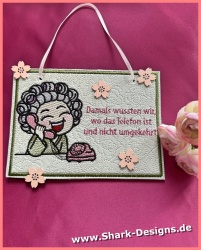Embroidery file Grandma on...