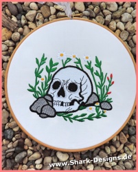 Embroidery file Mini-Skull