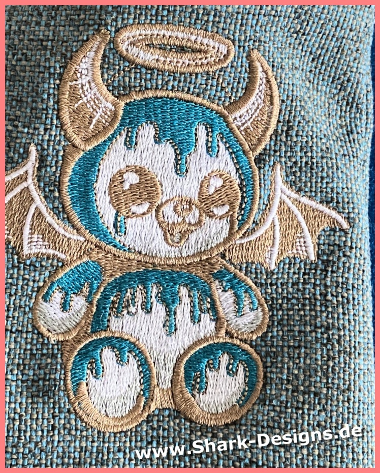 Mini Devil Insert Image Embroidery file Mini Devil in 7 cheeky sizes