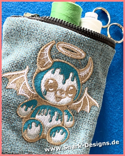 Mini Devil Insert Image Embroidery file Mini Devil in 7 cheeky sizes