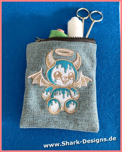 Mini Devil Insert Image Embroidery file Mini Devil in 7 cheeky sizes