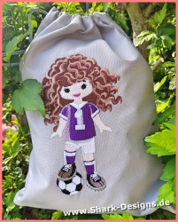 Stickdatei Soccer Girl