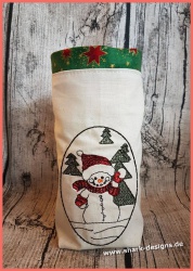 Embroidery Design Snowman...