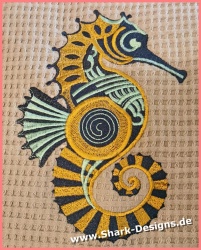 Embroidery file Stea Seahorse