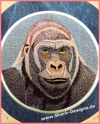 Gorilla embroidery design –...