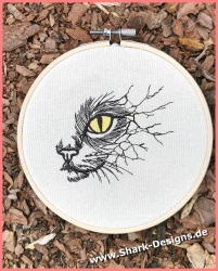 Cat embroidery design –...