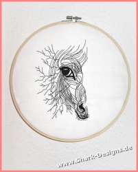Stickdatei Horse Drawing,...