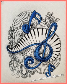 Embroidery Design La Musica...