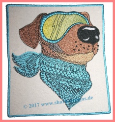 Embroidery Design Moto-Dog...