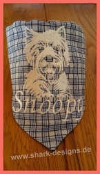 Embroidery design Westie -...