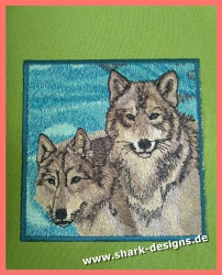 Embroidery file wolves, 2...