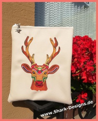 Ethnic Deer, in boho strong...