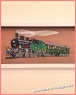 Stickdatei Zug, eine antike Eisenbahn in 7 realistischen Rahmengrößen