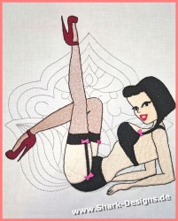 Stickdatei Pin Up Girl ,...