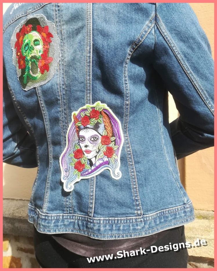 Embroidery file la catrina 2 colorful in 6 ceremonial sizes Embroidery file la catrina 2 colorful in 6 ceremonial sizes