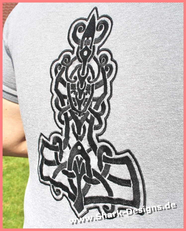 Wolfszeit Aufnäher Thors Berserker - Verschiedene Größen Made In Germany