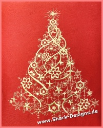 Embroidery file Golden Xmas...
