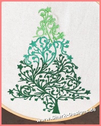 Embroidery file star tree...