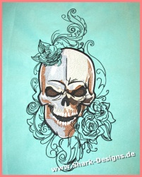 Stickdatei Metal-Skull in 6...