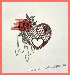 Embroidery Design Web Heart...