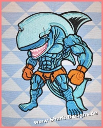 Stickdatei Boxing Shark 7...