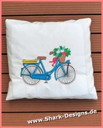 Stickdatei Fahrrad in 8...