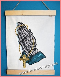 Embroidery file Praying...